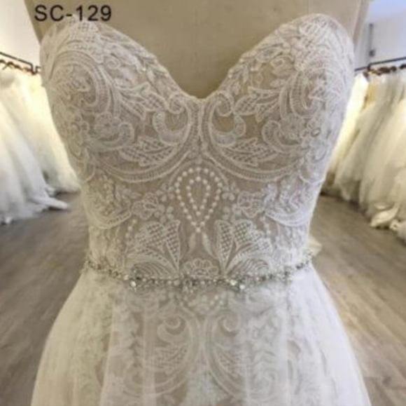 Winston Wedding Dress size 12 - Picture 7 of 8